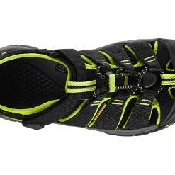 Keen Newport H2 Chaussures Adolescents, noir -Chaussures Soldes Boutique 9212 blacklime green t 1