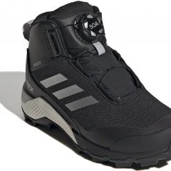 Adidas TERREX Winter Mid Boa Rain.RDY Chaussures de randonnée Enfant, noir