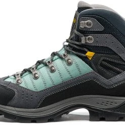 Asolo Drifter I Evo GV Chaussures Femme, gris/vert -Chaussures Soldes Boutique asolo drifter i evo gv shoes women grey brooke green 3