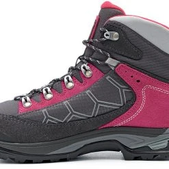 Asolo Falcon GV Chaussures Femme, gris/rouge -Chaussures Soldes Boutique asolo falcon gv shoes women graphite graphite 3