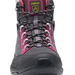 Asolo Falcon GV Chaussures Femme, gris/rouge -Chaussures Soldes Boutique asolo falcon gv shoes women graphite graphite 4