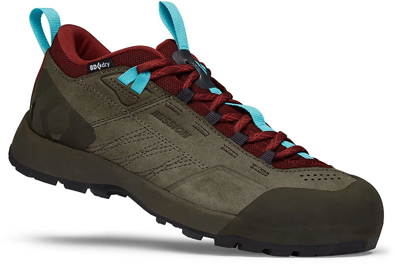 Black Diamond Mission Leather Low WP Approach Shoes Women, violet/noir 1 Black Diamond Mission Leather Low WP Approach Shoes Women, violet/noir