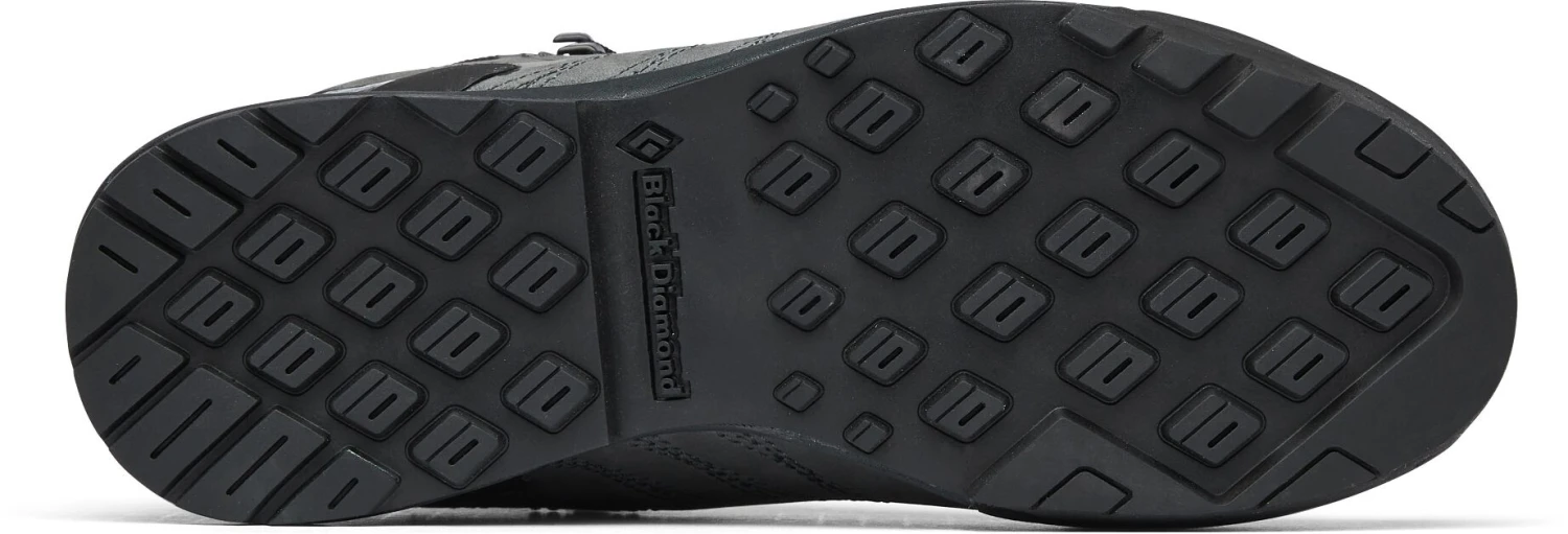 Black Diamond Mission Leather Mid WP Chaussures d'approche Femme, noir/gris 4 Black Diamond Mission Leather Mid WP Chaussures d'approche Femme, noir/gris – Image 4