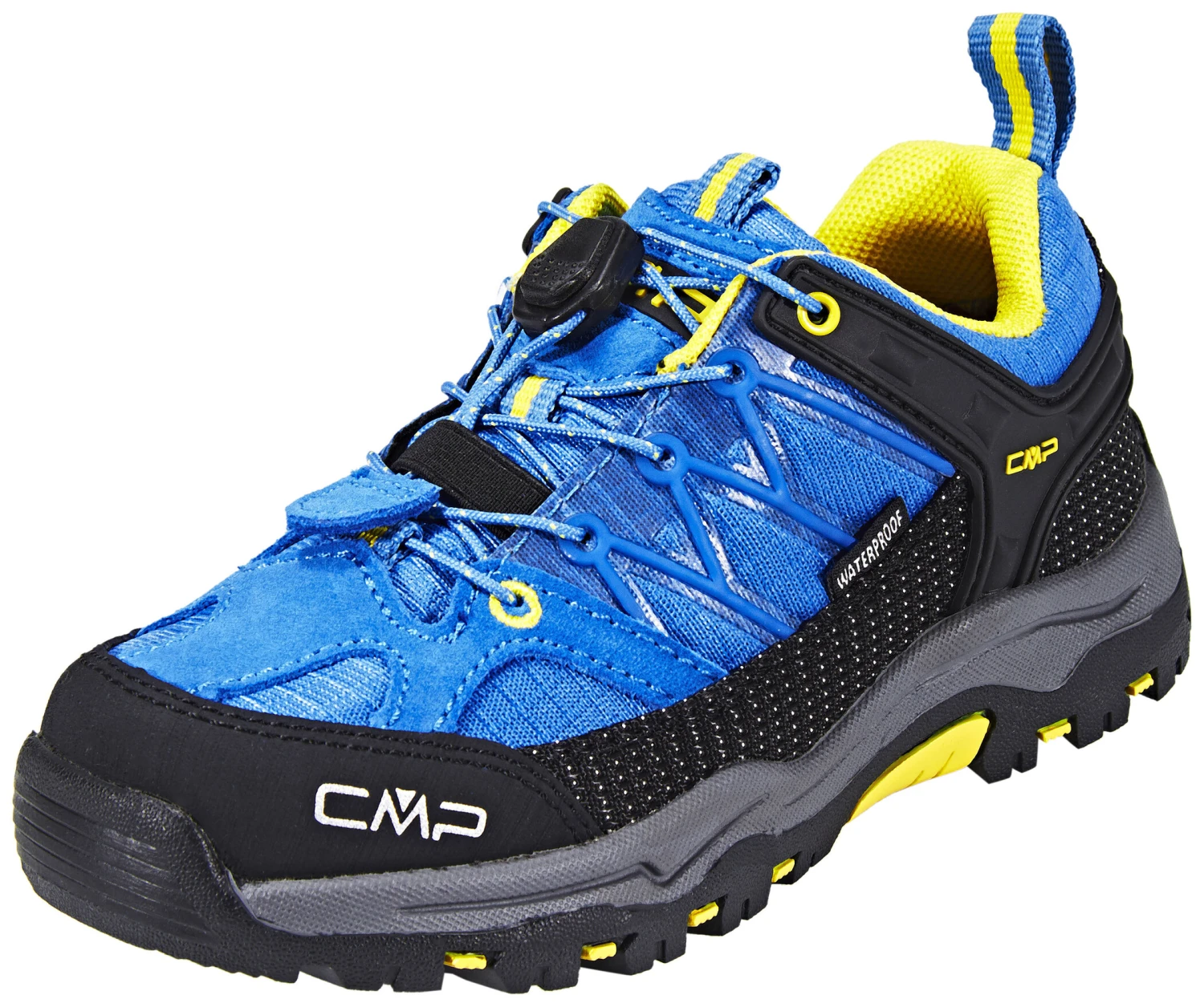 CMP Campagnolo Rigel WP Chaussures de trekking basses Enfant, bleu/noir 1 CMP Campagnolo Rigel WP Chaussures de trekking basses Enfant, bleu/noir