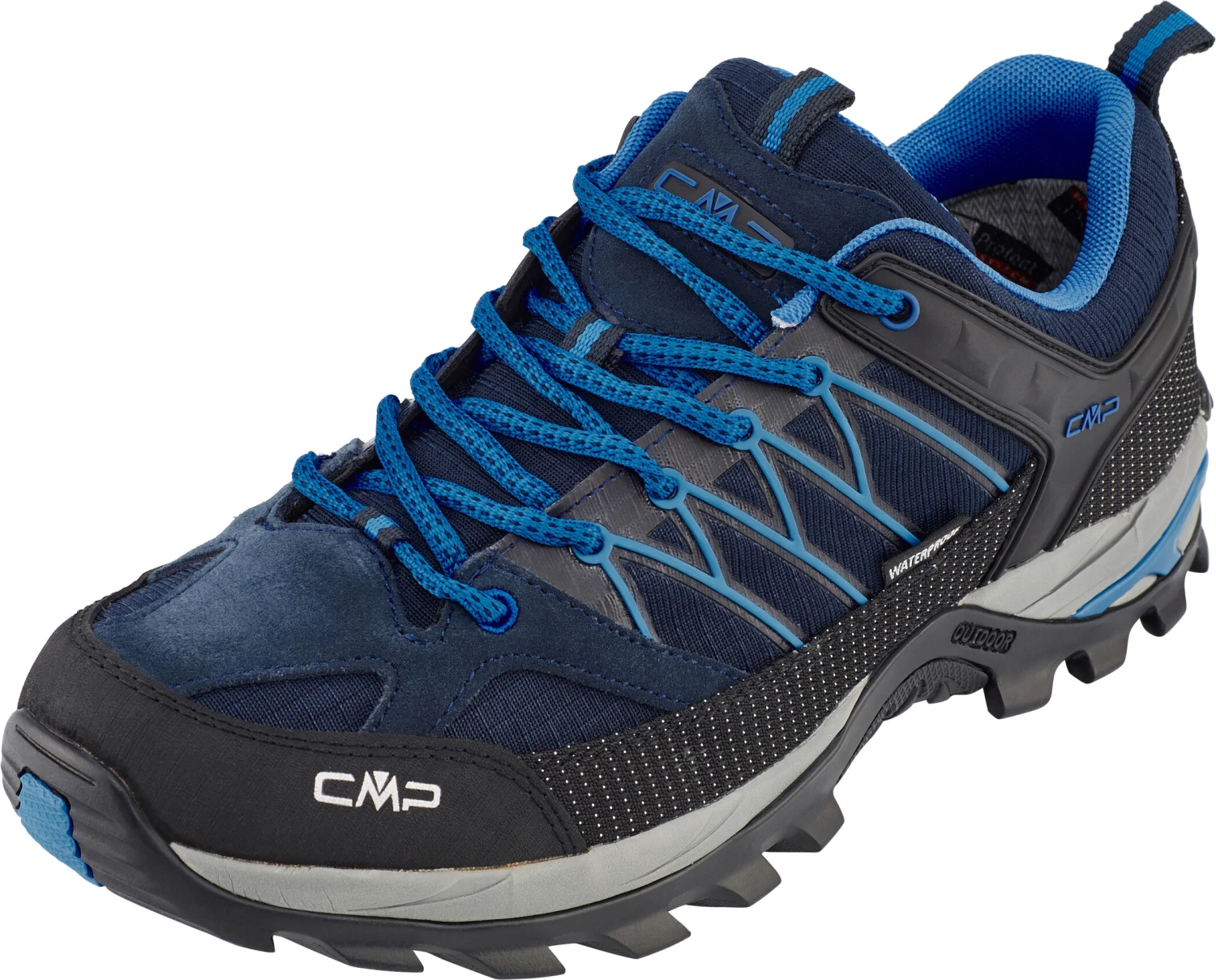 CMP Campagnolo Rigel WP Chaussures de trekking basses Homme, noir/bleu 1 CMP Campagnolo Rigel WP Chaussures de trekking basses Homme, noir/bleu
