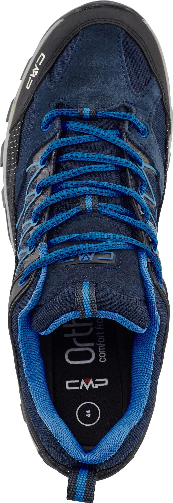 CMP Campagnolo Rigel WP Chaussures de trekking basses Homme, noir/bleu 6 CMP Campagnolo Rigel WP Chaussures de trekking basses Homme, noir/bleu – Image 6