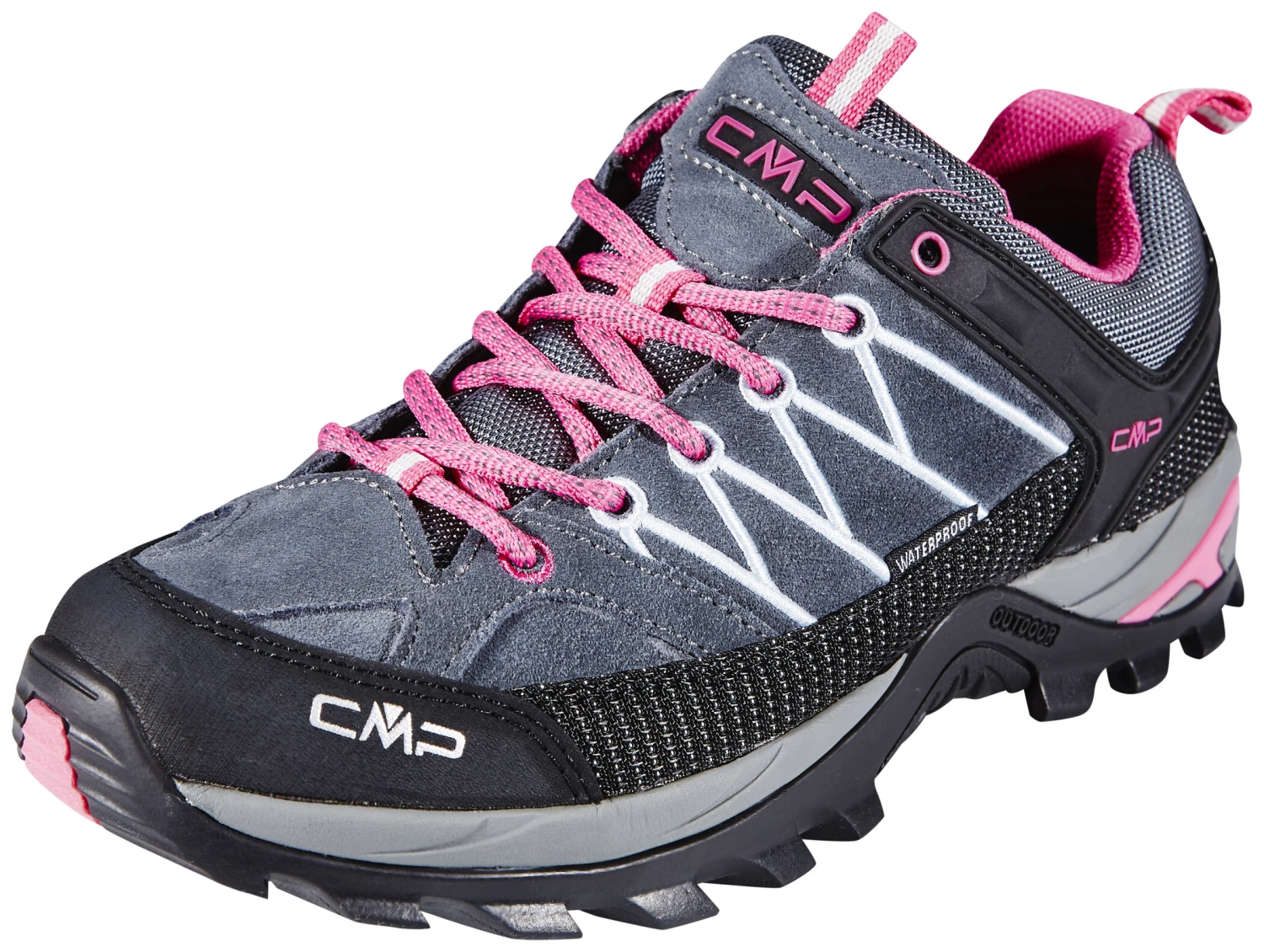 CMP Campagnolo Rigel WP Chaussures de trekking basses Femme, gris/blanc 1 CMP Campagnolo Rigel WP Chaussures de trekking basses Femme, gris/blanc