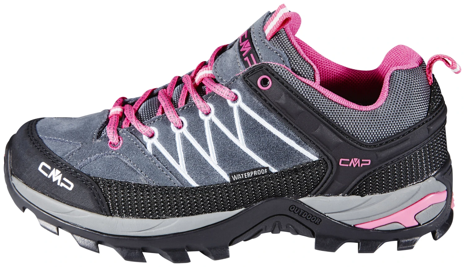 CMP Campagnolo Rigel WP Chaussures de trekking basses Femme, gris/noir 5 CMP Campagnolo Rigel WP Chaussures de trekking basses Femme, gris/noir – Image 5