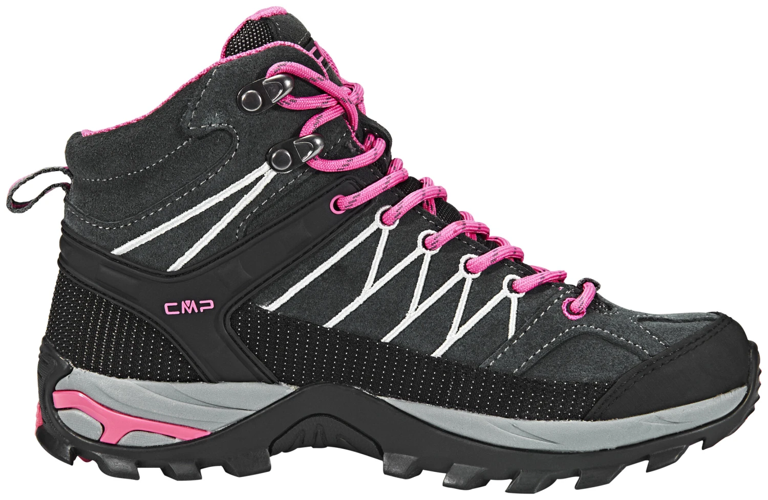 CMP Campagnolo Rigel WP Chaussures de trekking mi-hautes Femme, gris/rose 4 CMP Campagnolo Rigel WP Chaussures de trekking mi-hautes Femme, gris/rose – Image 4