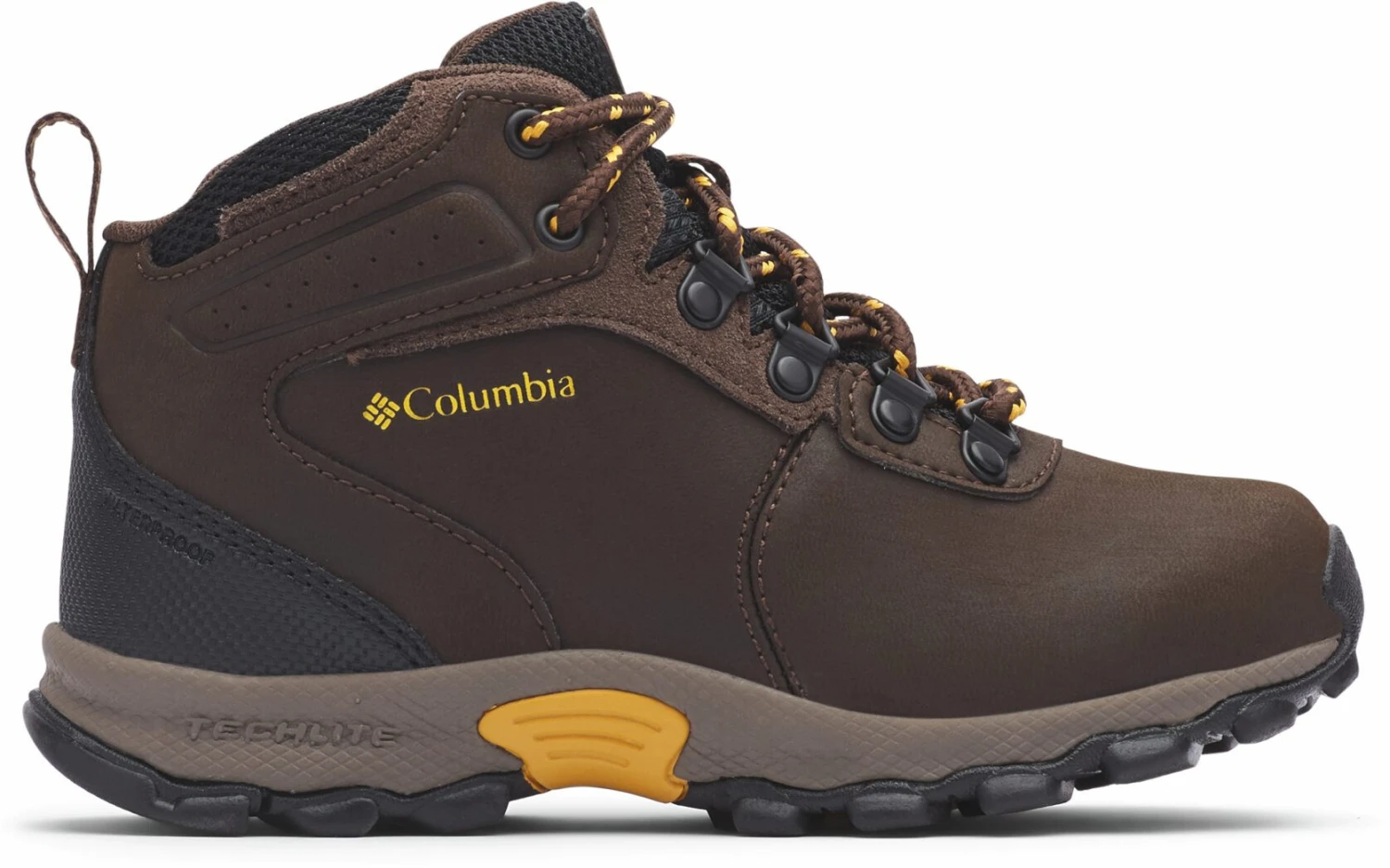 Columbia Newton Ridge Chaussures Adolescents, marron/jaune 1 Columbia Newton Ridge Chaussures Adolescents, marron/jaune