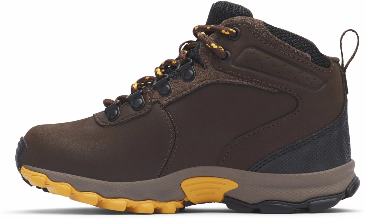 Columbia Newton Ridge Chaussures Adolescents, marron/jaune 3 Columbia Newton Ridge Chaussures Adolescents, marron/jaune – Image 3