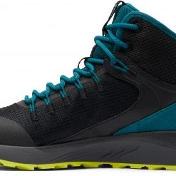 Columbia Trailstorm Mid Waterproof Chaussures Femme, gris/Bleu pétrole -Chaussures Soldes Boutique columbia trailstorm mid waterproof shoes women black deep wave 4