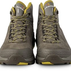 Garmont Groove Mid G-Dry Chaussures mi-hautes, marron/jaune -Chaussures Soldes Boutique garmont groove mid g dry mid cut shoes taupe yellow 5