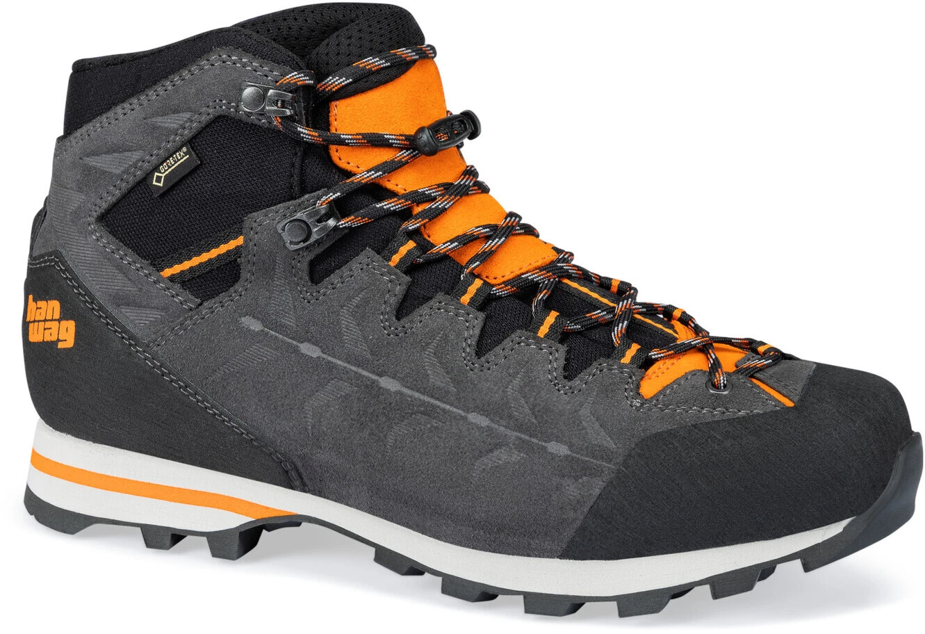 Hanwag Makra Light GTX Chaussures Homme, gris/orange 1 Hanwag Makra Light GTX Chaussures Homme, gris/orange