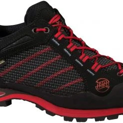 Hanwag Makra GTX Chaussures à tige basse Homme, noir/rouge