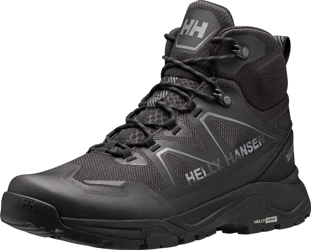 Helly Hansen Cascade Mid HT Chaussures Homme, noir/gris 2 Helly Hansen Cascade Mid HT Chaussures Homme, noir/gris – Image 2