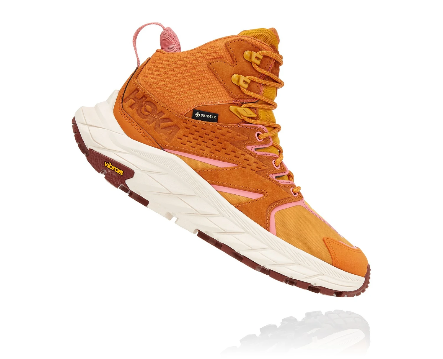 Hoka One One Anacapa GTX Chaussures mi-hautes Femme, rose/rouge 2 Hoka One One Anacapa GTX Chaussures mi-hautes Femme, rose/rouge – Image 2