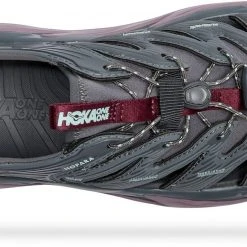 Hoka One One Hopara Chaussures Femme, gris/rose -Chaussures Soldes Boutique hoka one one hopara shoes women castlerock elderberry 5