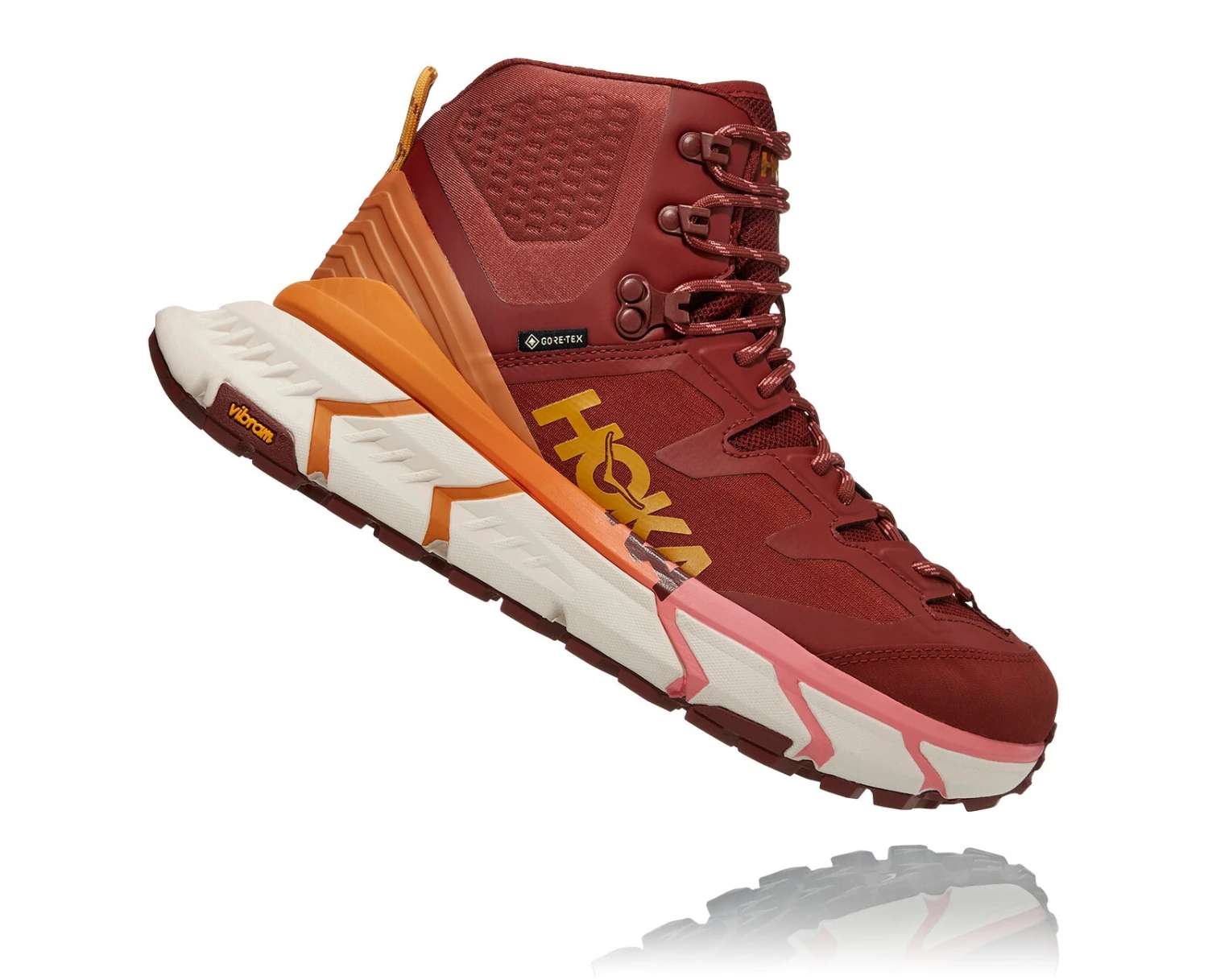 Hoka One One Tennine Hike GTX Chaussures Femme, rouge/orange 2 Hoka One One Tennine Hike GTX Chaussures Femme, rouge/orange – Image 2