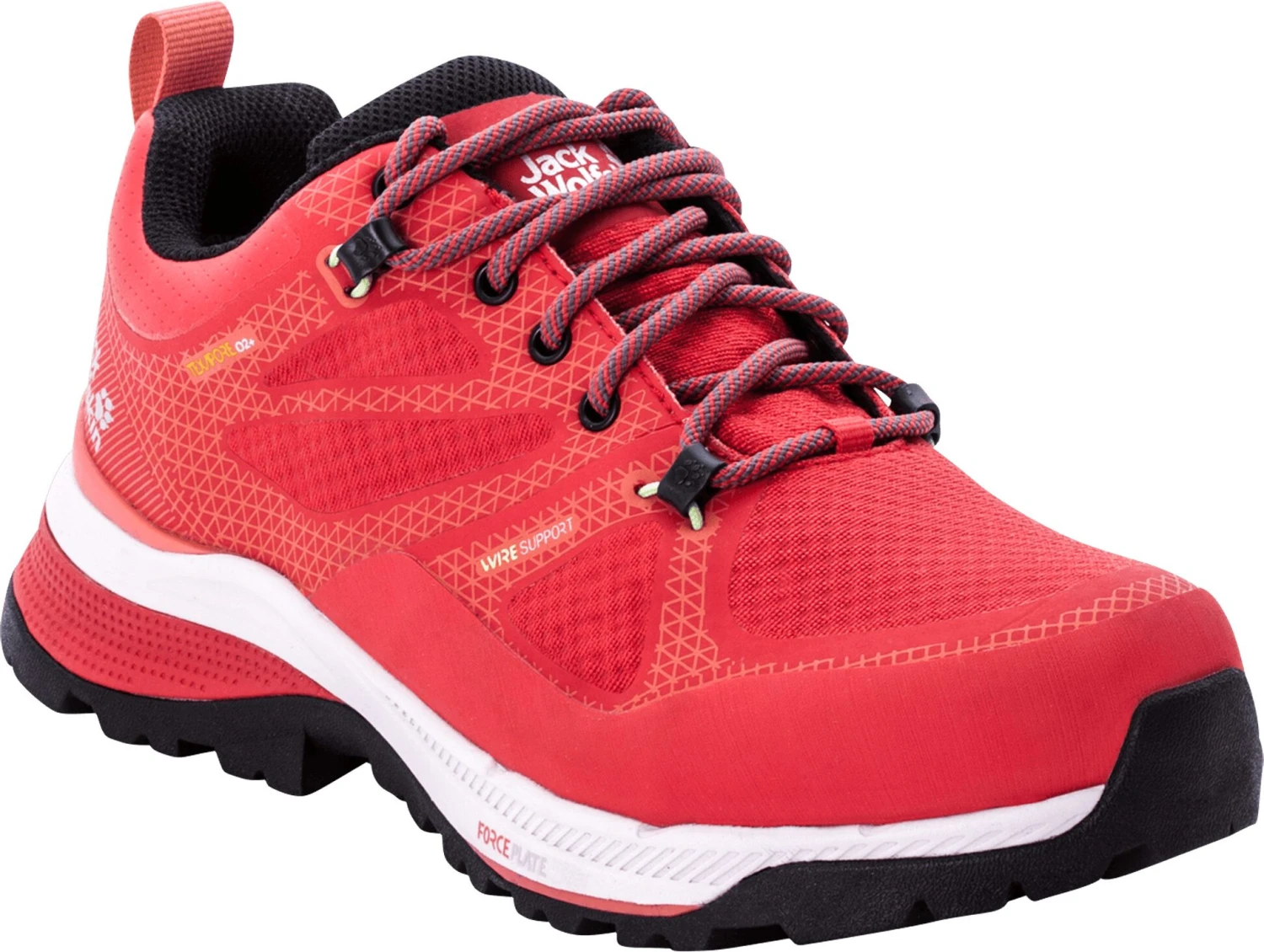 Jack Wolfskin Force Striker Texapore Chaussures basses Femme, rose 1 Jack Wolfskin Force Striker Texapore Chaussures basses Femme, rose