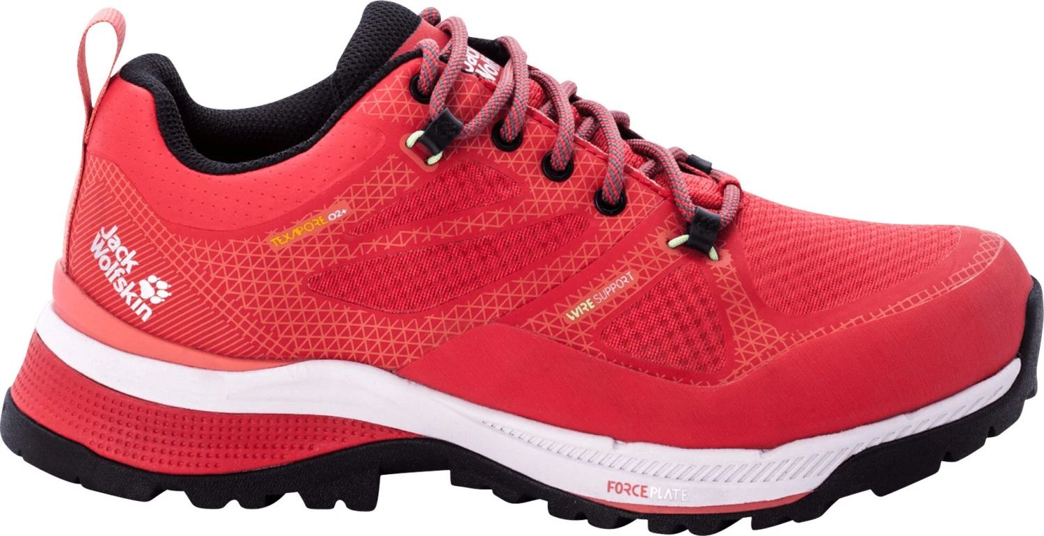 Jack Wolfskin Force Striker Texapore Chaussures basses Femme, rose 2 Jack Wolfskin Force Striker Texapore Chaussures basses Femme, rose – Image 2