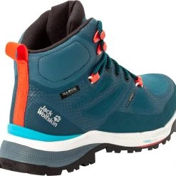 Jack Wolfskin Force Striker Texapore Chaussures mi-hautes Femme, violet -Chaussures Soldes Boutique jack wolfskin force striker texapore mid shoes women blue coral 3 1