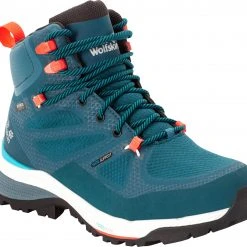 Jack Wolfskin Force Striker Texapore Chaussures mi-hautes Femme, violet -Chaussures Soldes Boutique jack wolfskin force striker texapore mid shoes women blue coral 4 1