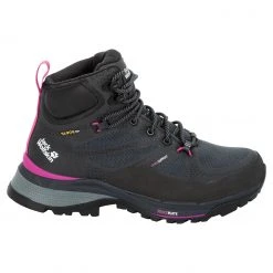 Jack Wolfskin Force Striker Texapore Chaussures mi-hautes Femme, gris/rose