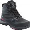 Jack Wolfskin Force Trekker Texapore Chaussures mi-hautes Femme, noir -Chaussures Soldes Boutique jack wolfskin force trekker texapore mid shoes women black pink 1