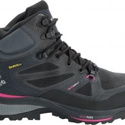 Jack Wolfskin Force Trekker Texapore Chaussures mi-hautes Femme, noir -Chaussures Soldes Boutique jack wolfskin force trekker texapore mid shoes women black pink 2