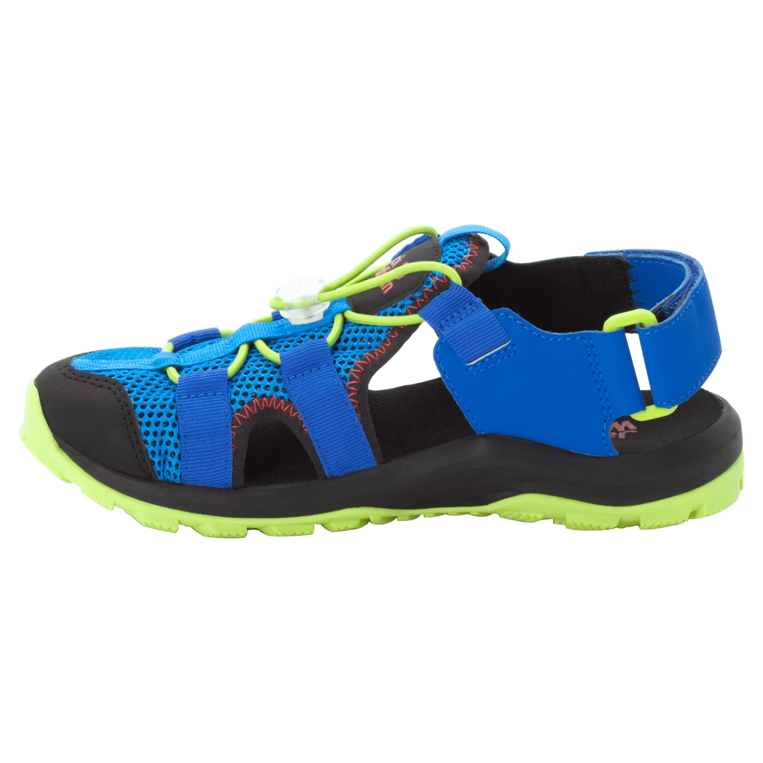 Jack Wolfskin Outdoor Action Sandales Enfant, bleu/jaune 2 Jack Wolfskin Outdoor Action Sandales Enfant, bleu/jaune – Image 2