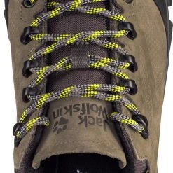 Jack Wolfskin Rebellion Texapore Chaussures basses Homme, marron/rouge -Chaussures Soldes Boutique jack wolfskin rebellion texapore low shoes men khaki phantom 5