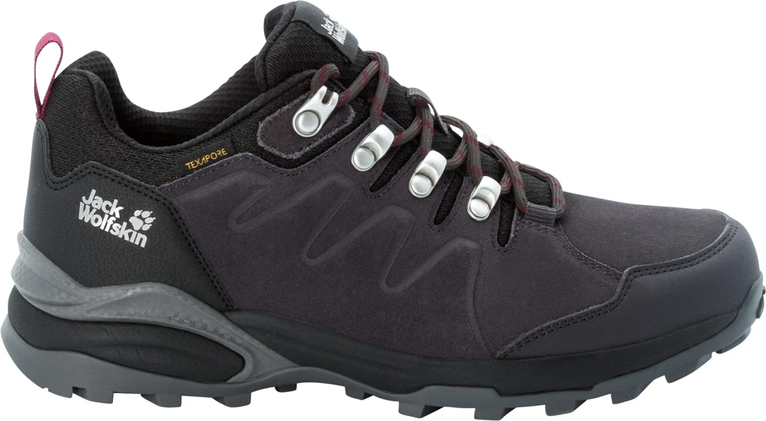 Jack Wolfskin Refugio Texapore Chaussures basses Femme, gris/violet 1 Jack Wolfskin Refugio Texapore Chaussures basses Femme, gris/violet