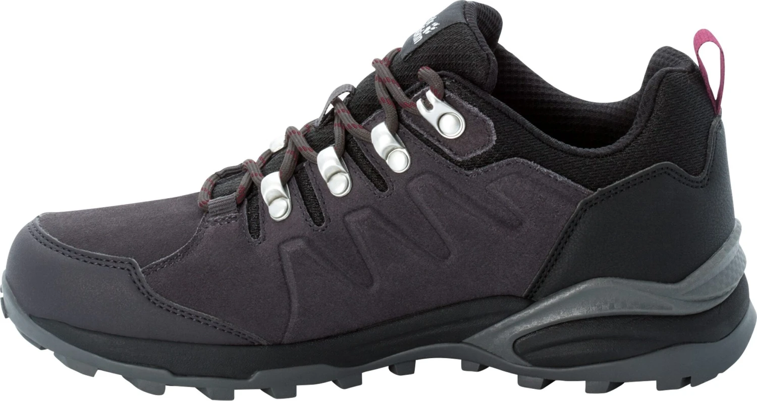 Jack Wolfskin Refugio Texapore Chaussures basses Femme, gris/violet 2 Jack Wolfskin Refugio Texapore Chaussures basses Femme, gris/violet – Image 2