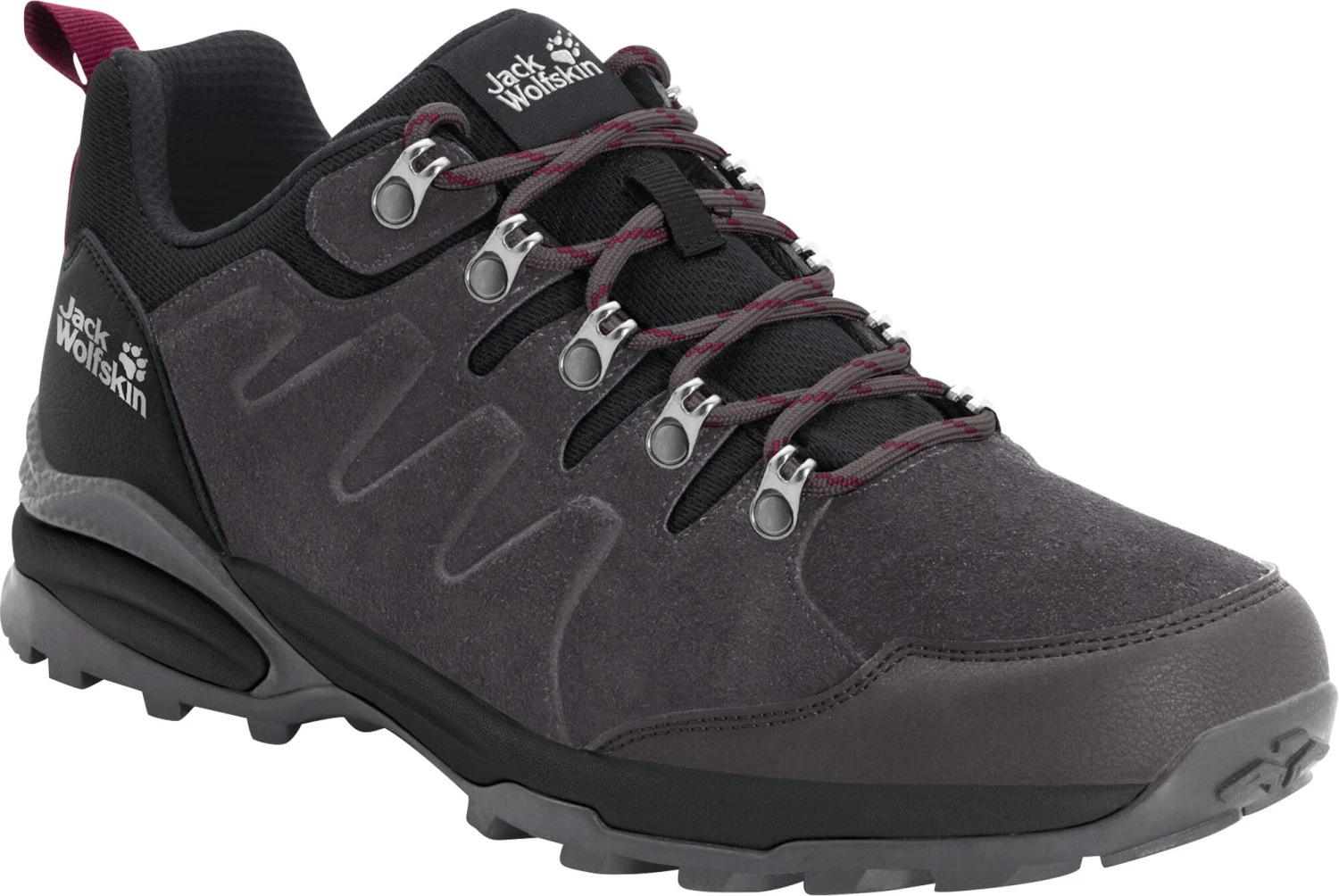 Jack Wolfskin Refugio Texapore Chaussures basses Femme, gris/violet 4 Jack Wolfskin Refugio Texapore Chaussures basses Femme, gris/violet – Image 4