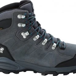 Jack Wolfskin Refugio Texapore Chaussures mi-hautes Homme, gris/jaune