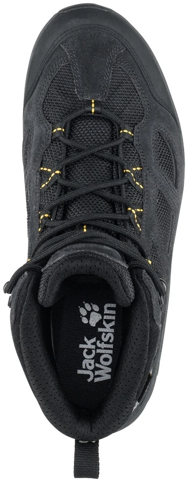 Jack Wolfskin Vojo 3 Texapore Chaussures Mi-Hautes Homme, noir/jaune 5 Jack Wolfskin Vojo 3 Texapore Chaussures Mi-Hautes Homme, noir/jaune – Image 5