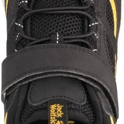Jack Wolfskin Vojo Vent VC Sneakers Enfant, noir -Chaussures Soldes Boutique jack wolfskin vojo vent vc sneakers kids black burly yellow xt 5 1