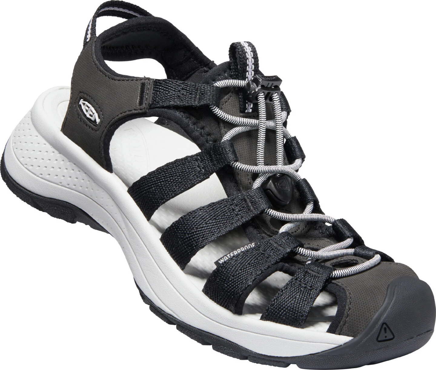 Keen Astoria West Sandales Femme, gris/rouge 1 Keen Astoria West Sandales Femme, gris/rouge