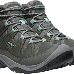 Keen Circadia Mid WP Chaussures Femme, noir/gris -Chaussures Soldes Boutique keen circadia mid wp shoes women steel grey cloud blue 3 1