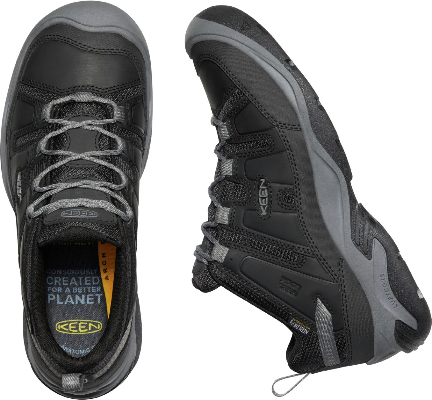 Keen Circadia WP Chaussures Homme, noir/gris 4 Keen Circadia WP Chaussures Homme, noir/gris – Image 4