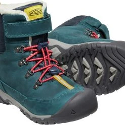 Keen Greta Boot WP Chaussures Adolescents, bleu -Chaussures Soldes Boutique keen greta boot wp shoes youth blue coral pink peacock 4