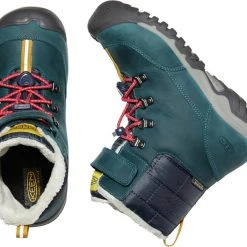 Keen Greta Boot WP Chaussures Adolescents, bleu -Chaussures Soldes Boutique keen greta boot wp shoes youth blue coral pink peacock 5