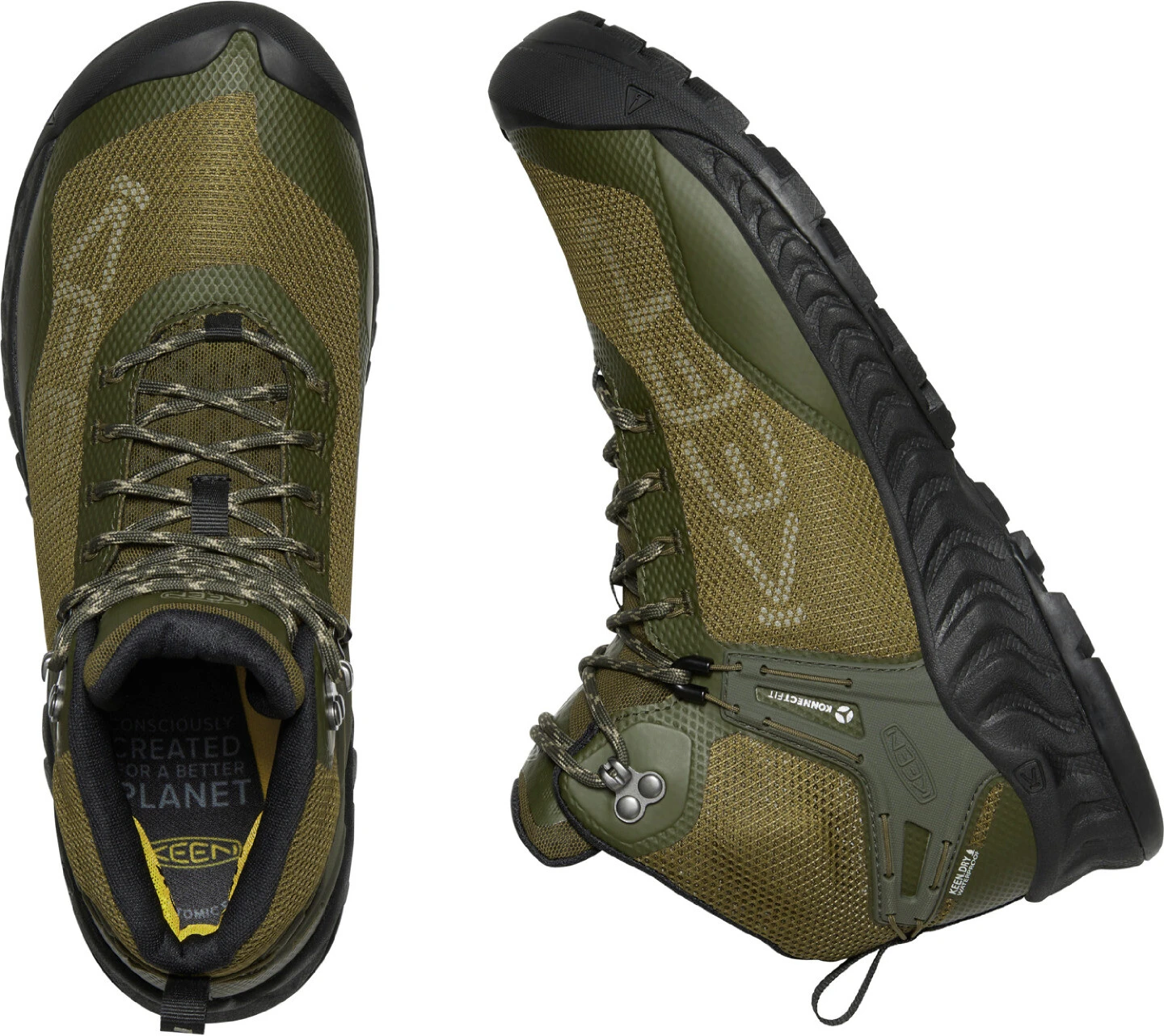 Keen NXIS EVO Mid WP Chaussures Homme, olive 4 Keen NXIS EVO Mid WP Chaussures Homme, olive – Image 4