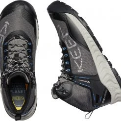Keen Nxis Evo WP Chaussures mi-hautes Homme, gris/noir -Chaussures Soldes Boutique keen nxis evo wp mid shoes men magnet bright cobalt 5