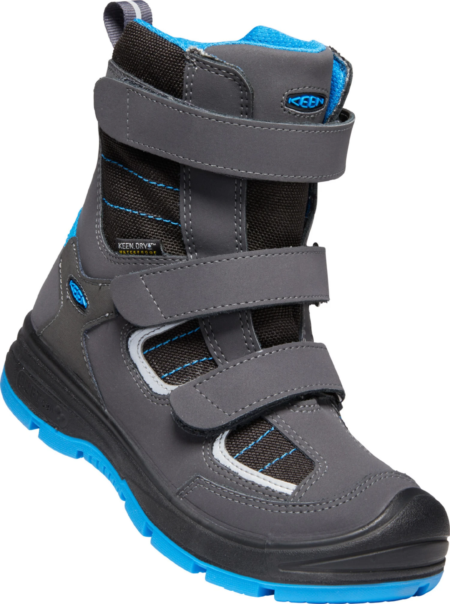 Keen Redwood Winter WP Botte Adolescents, noir/gris 1 Keen Redwood Winter WP Botte Adolescents, noir/gris