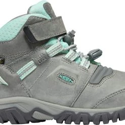 Keen Ridge Flex Mid WP Chaussures Enfant, marron -Chaussures Soldes Boutique keen ridge flex mid wp shoes kids grey blue tint 2