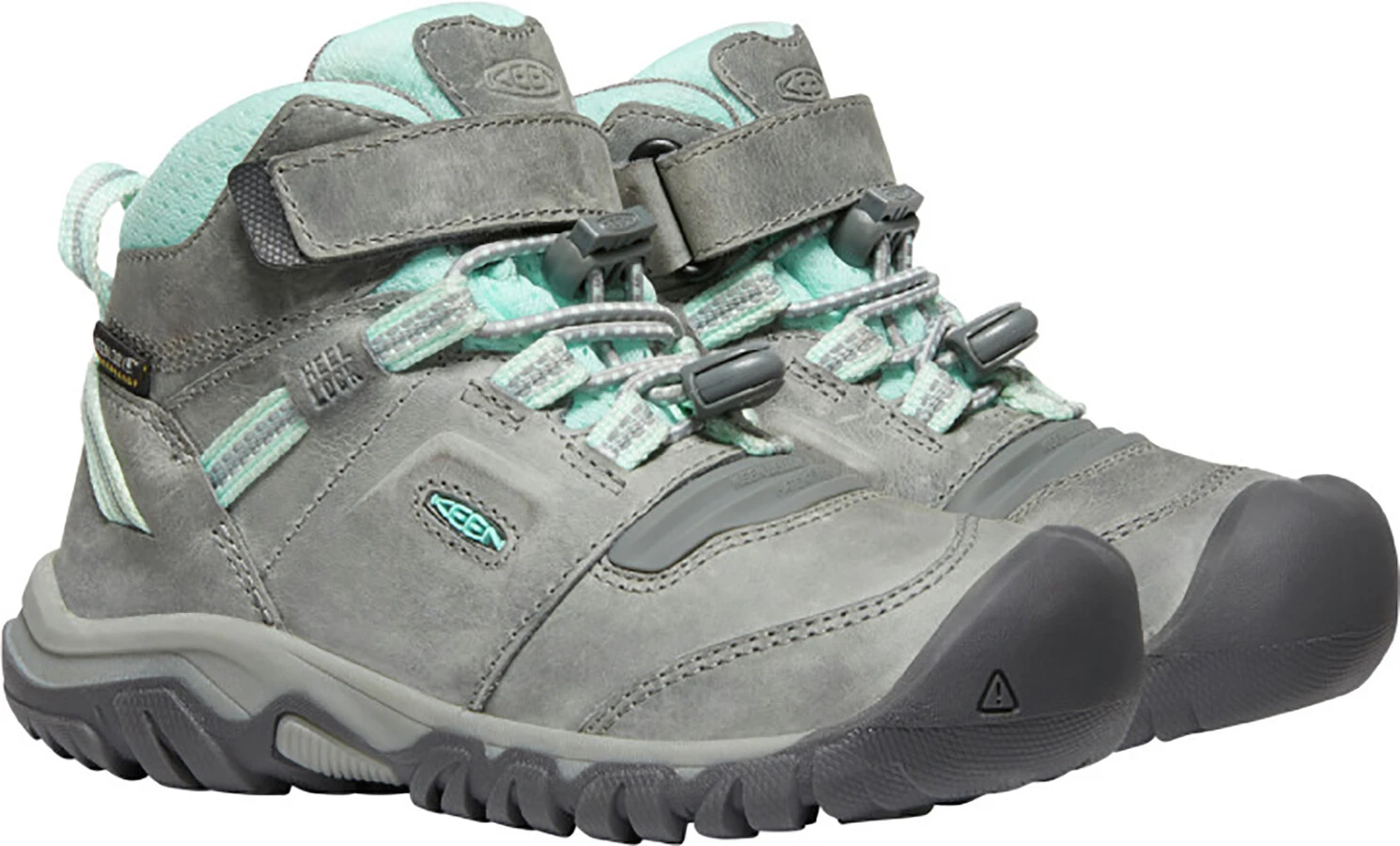 Keen Ridge Flex Mid WP Chaussures Enfant, gris 3 Keen Ridge Flex Mid WP Chaussures Enfant, gris – Image 3