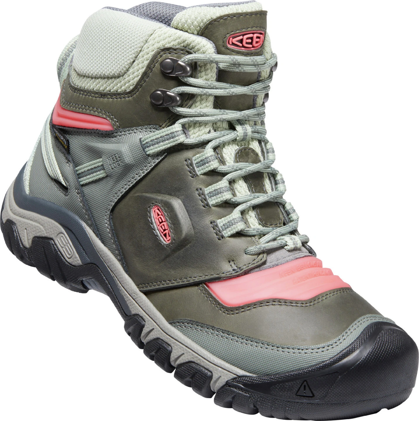Keen Ridge Flex Mid WP Chaussures Femme, gris 1 Keen Ridge Flex Mid WP Chaussures Femme, gris