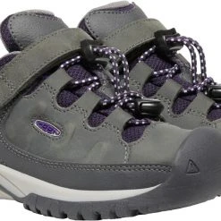 Keen Targhee Low WP Chaussures Enfant, vert/gris -Chaussures Soldes Boutique keen targhee low wp shoes kids magnet tillandsia purple 3 1